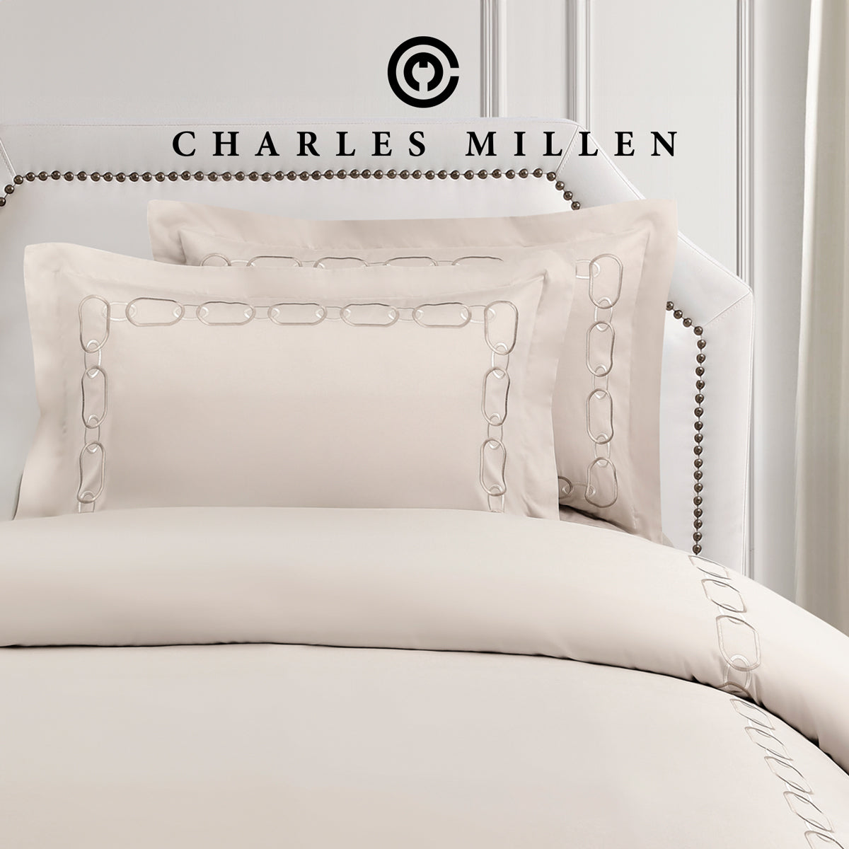 CHARLES MILLEN Signature Vouge Collection 100% Pima Cotton Bed Linen (Linen) – ELARIA