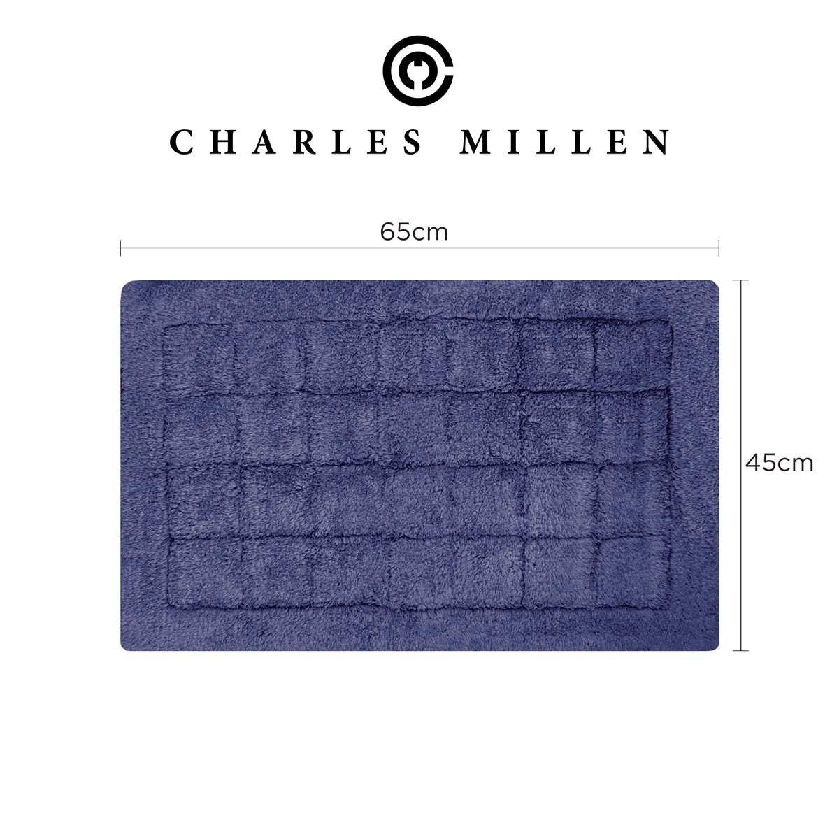 HUELLA - Super Soft Cotton Anti-slip Tufted Mat