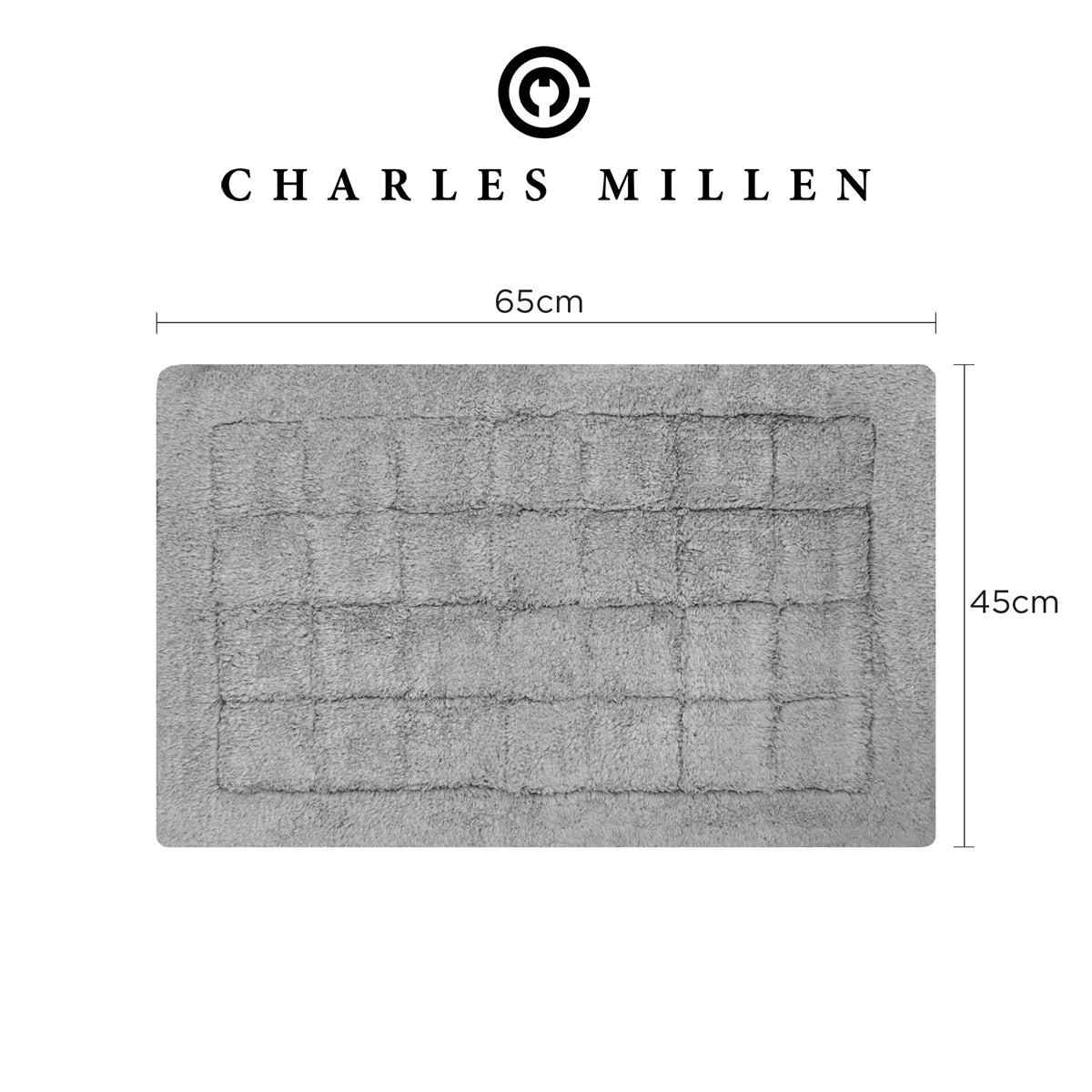 HUELLA - Super Soft Cotton Anti-slip Tufted Mat