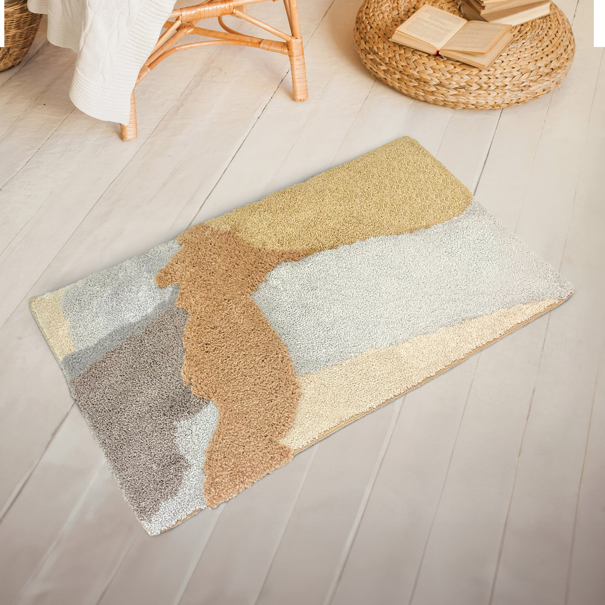 CHARLES MILLEN Signature Collection 100% Microfibre Anti-slip Mat – TAPESTRY