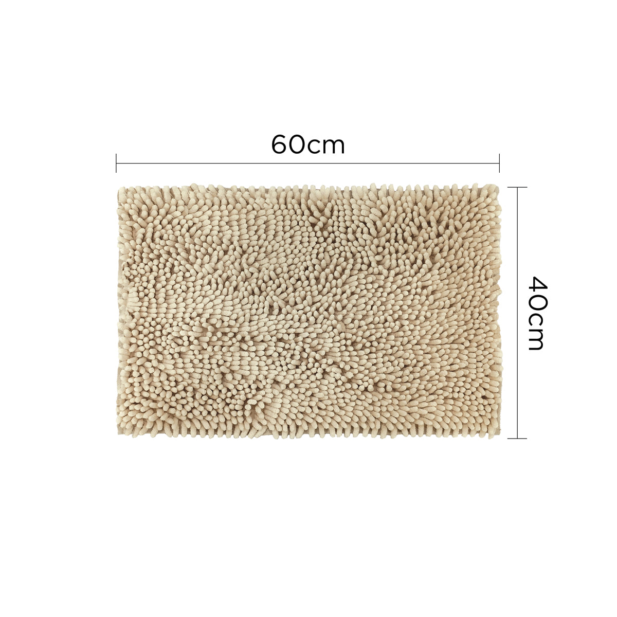 Charles Millen MACIO Ultra Soft - Absorbent Microfibre Antislip Backing Bath Mat