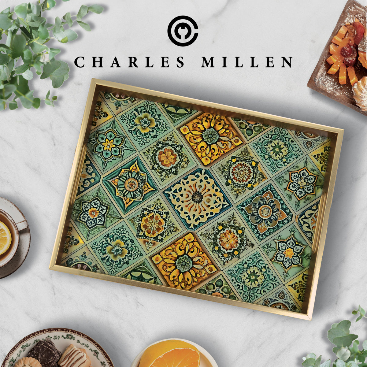 Tessa Rectangular Serving Tray - (VOILÀ series)