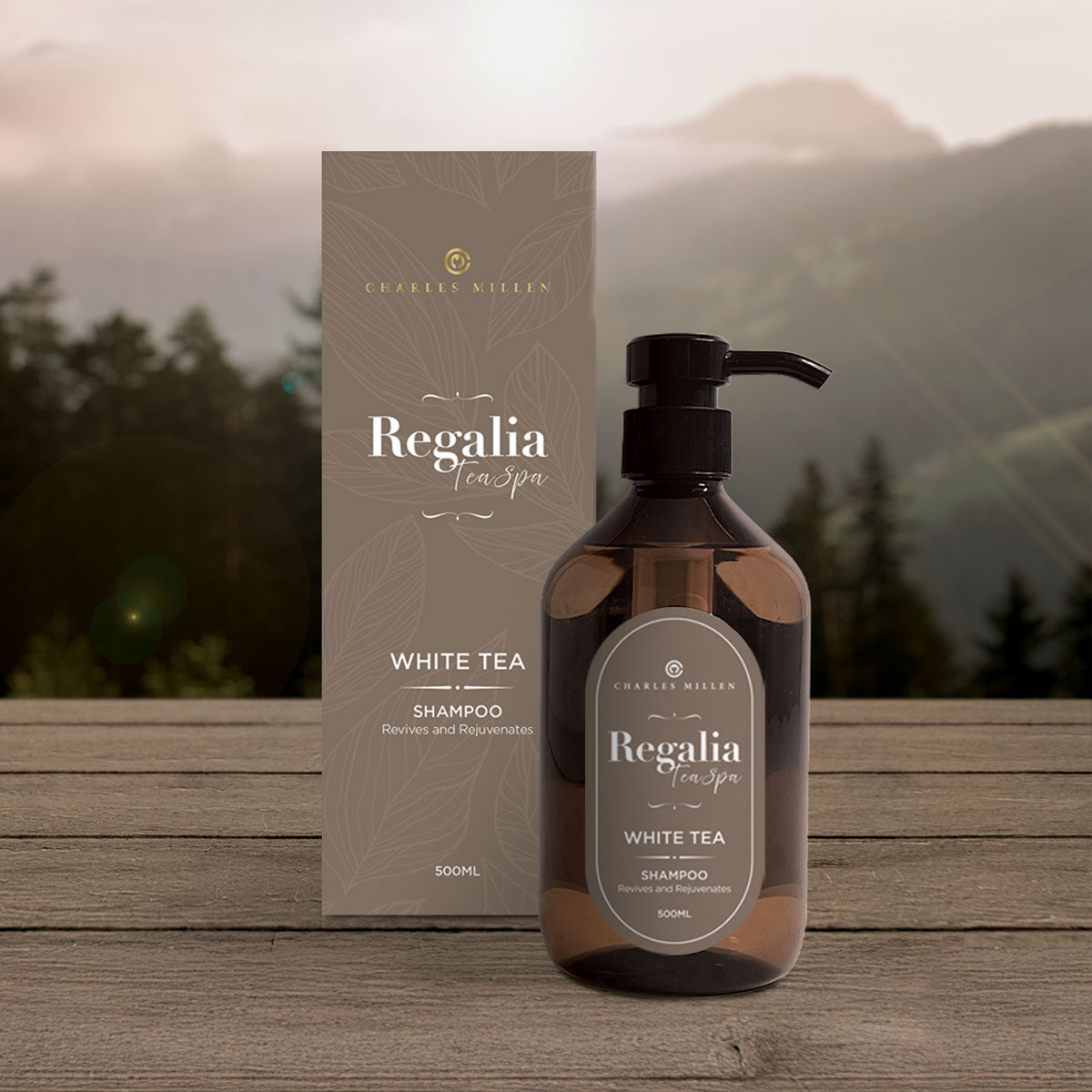 CHARLES MILLEN Signature Collection REGALIA Home SPA Bath Essentials Shampoo/Shower Gel (500ml)