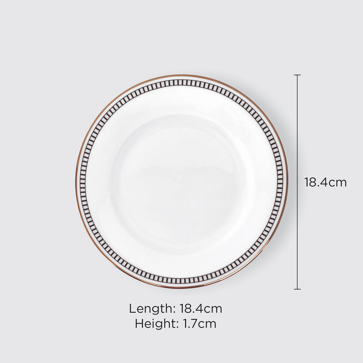 Charles Millen RITZ - 09 - 7" Rimmed Side Plate (VOGUE series)