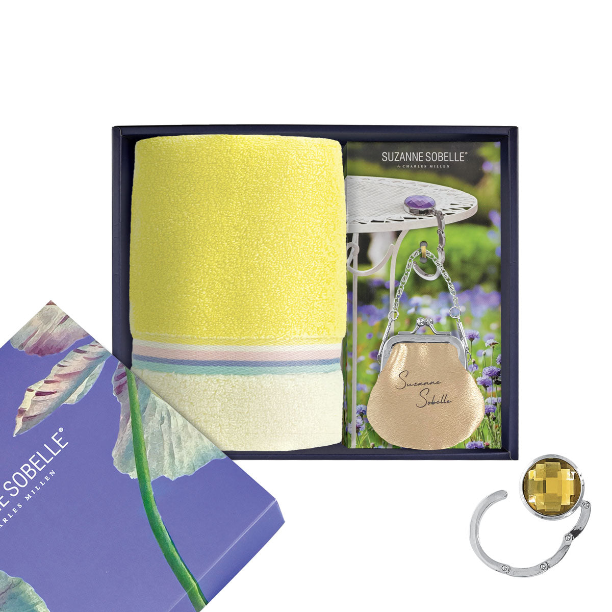 LUCIA Gift Set (Hand Towel with Handbag Holder)
