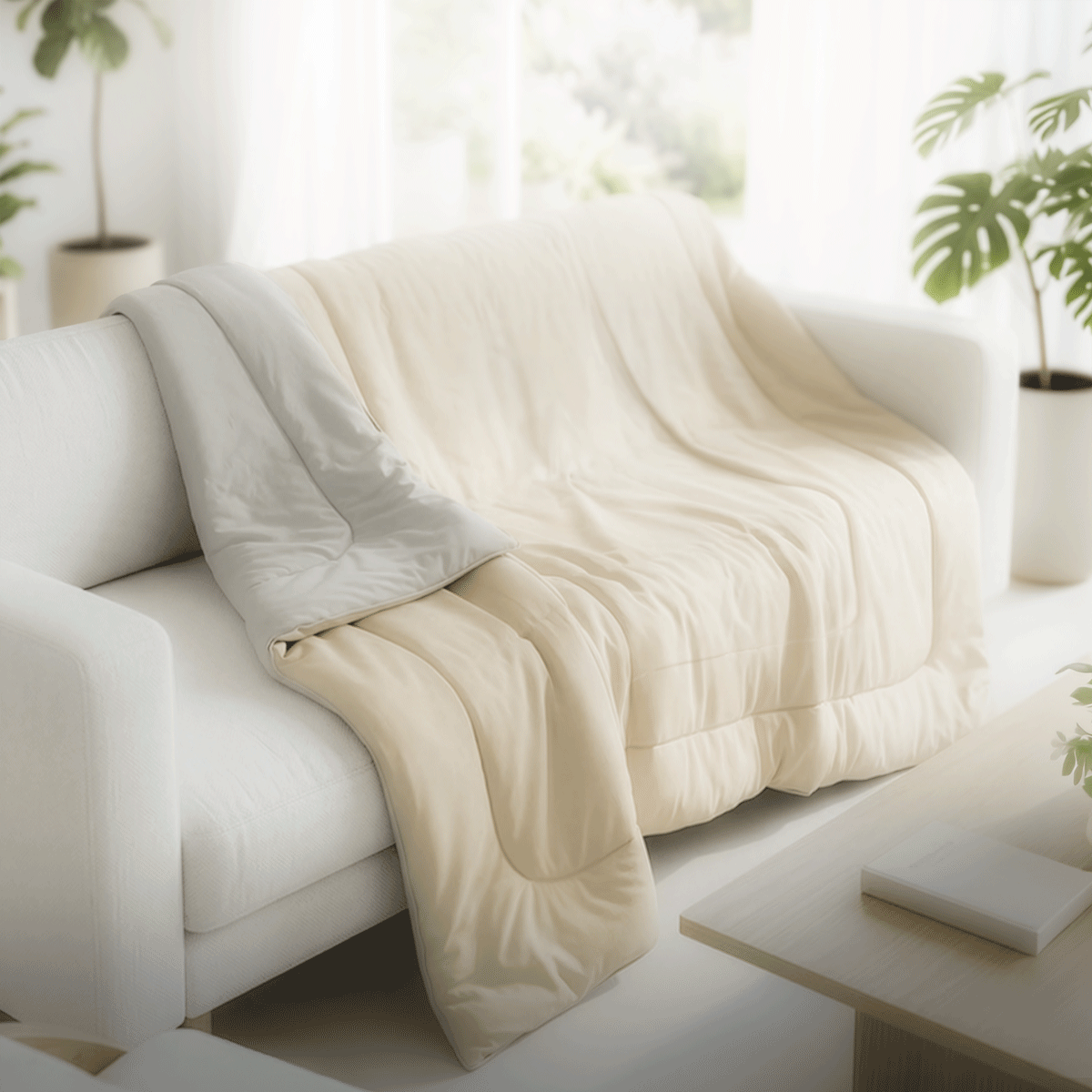 CHARLES MILLEN SUITE GLACIA Cooling Comforter Hotel Quality Comforter Blanket Single, Queen, King Size 1220 Thread Count per 10 sqcm