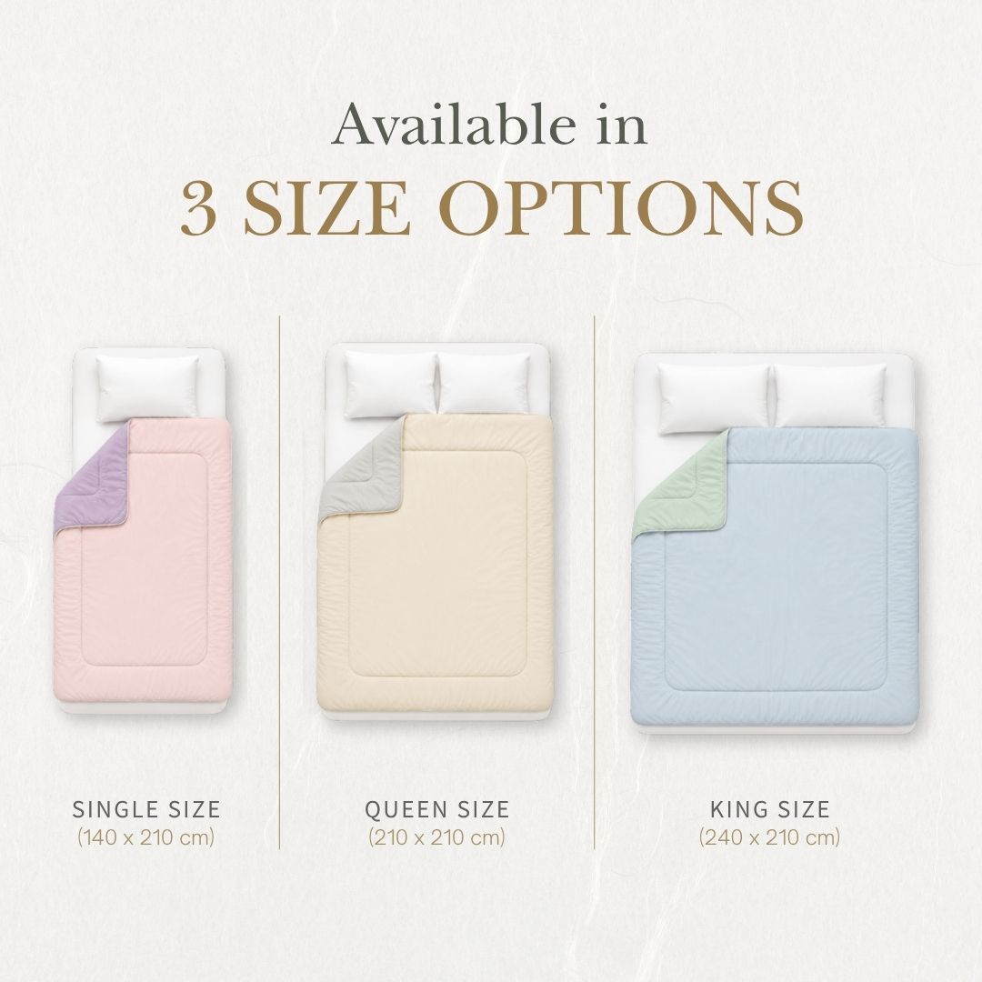 CHARLES MILLEN SUITE GLACIA Cooling Comforter Hotel Quality Comforter Blanket Single, Queen, King Size 1220 Thread Count per 10 sqcm