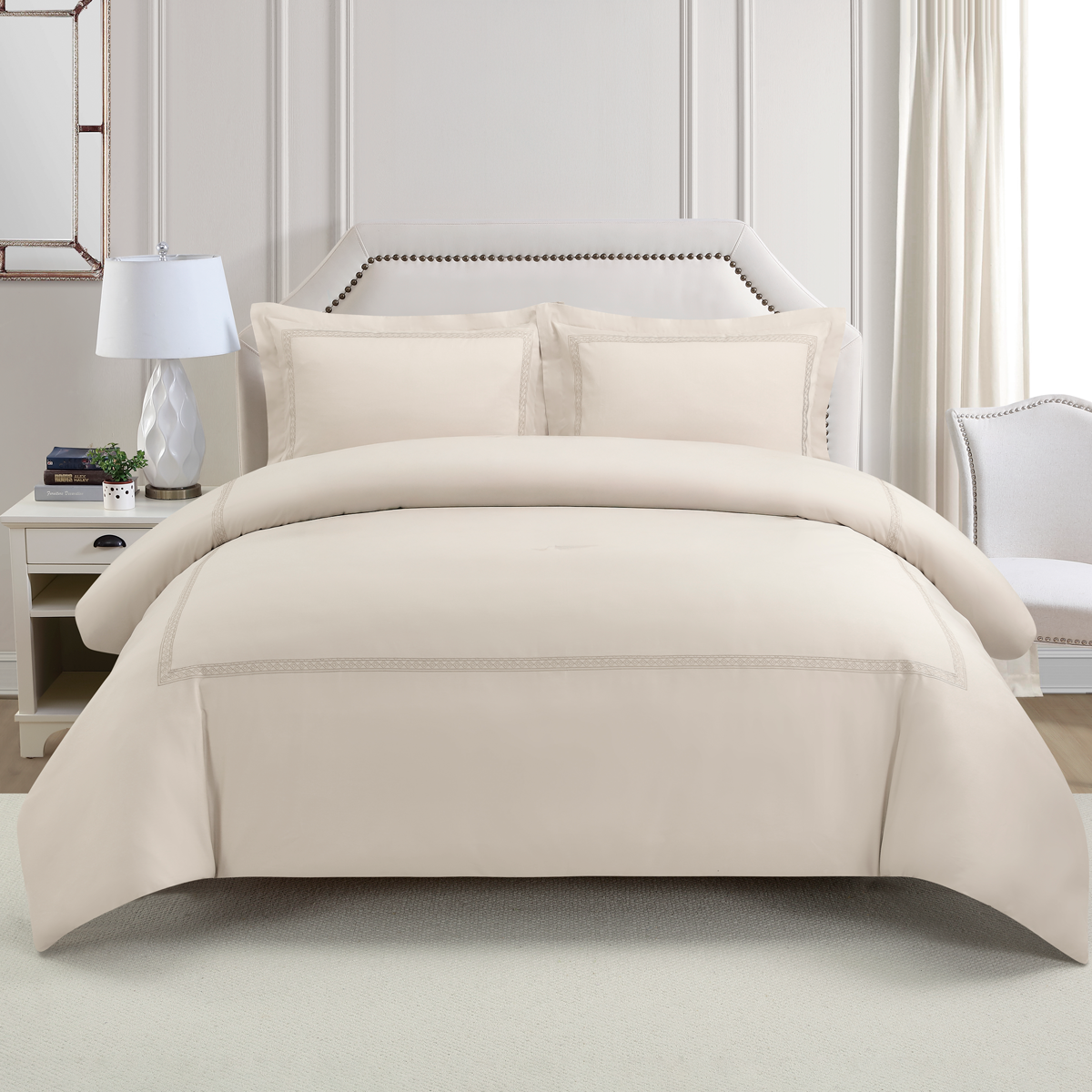 CHARLES MILLEN Signature Vogue Collection 100% Pima Cotton Bed Linen – MONDRAE