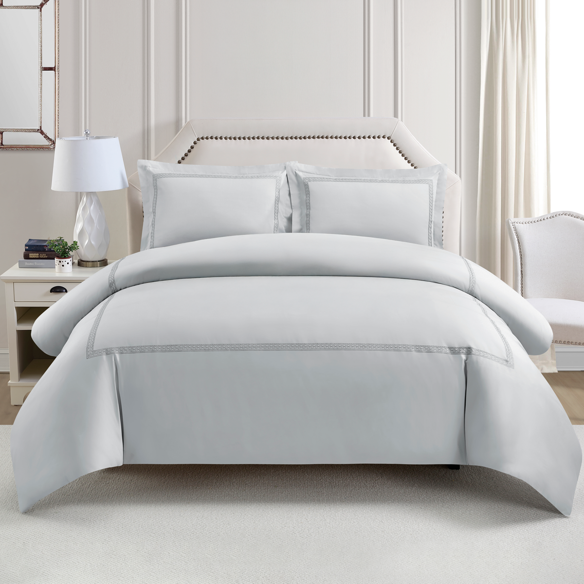 CHARLES MILLEN Signature Vogue Collection 100% Pima Cotton Bed Linen – MONDRAE