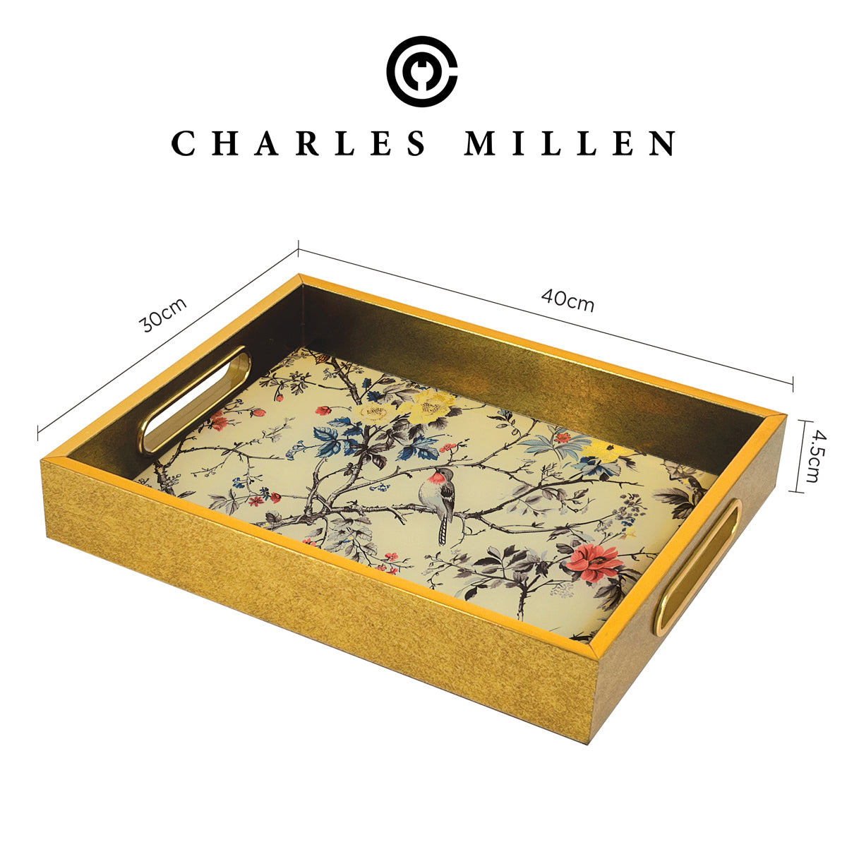 Sylvienne Rectangular Serving Tray - (VOILÀ series)