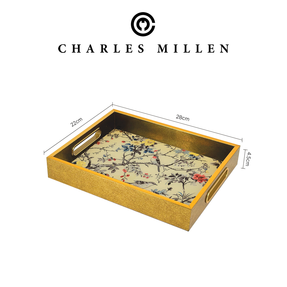 Sylvienne Rectangular Serving Tray - (VOILÀ series)