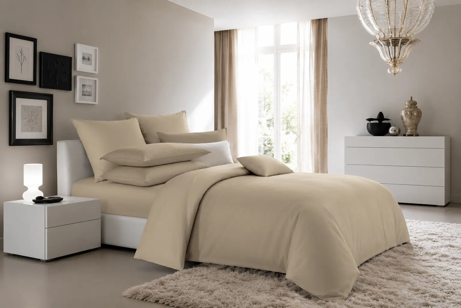 bed linen set of duvet & comforter by Charles Millen