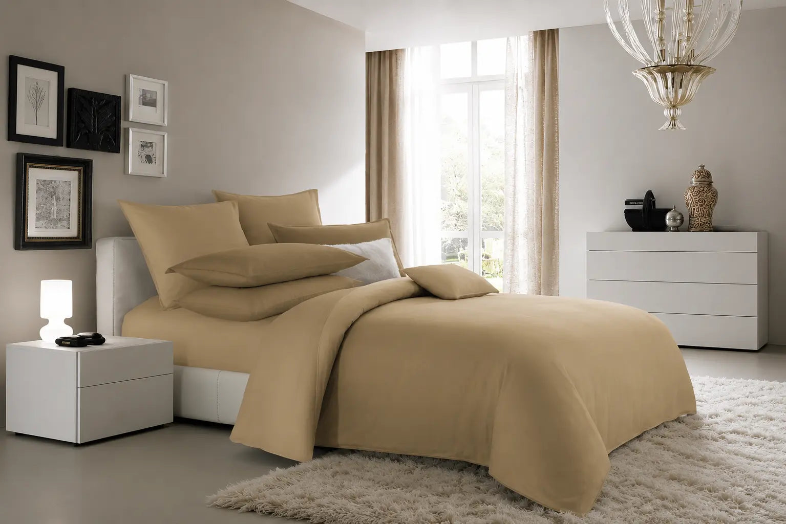 bed linen set of duvet & comforter by Charles Millen
