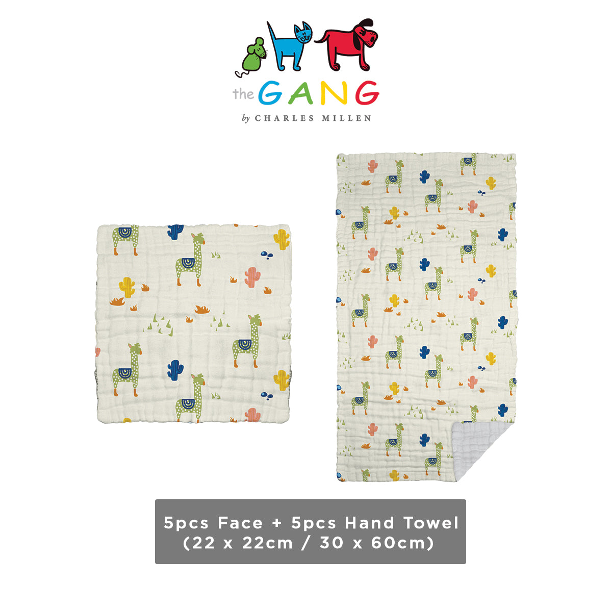 CMTG Gauzy Fabric Towel [Bundle Deal] Ultra Absorbent - Delicate Soft Baby Face Towel, Hand Towel, Bath Towel, Blanket