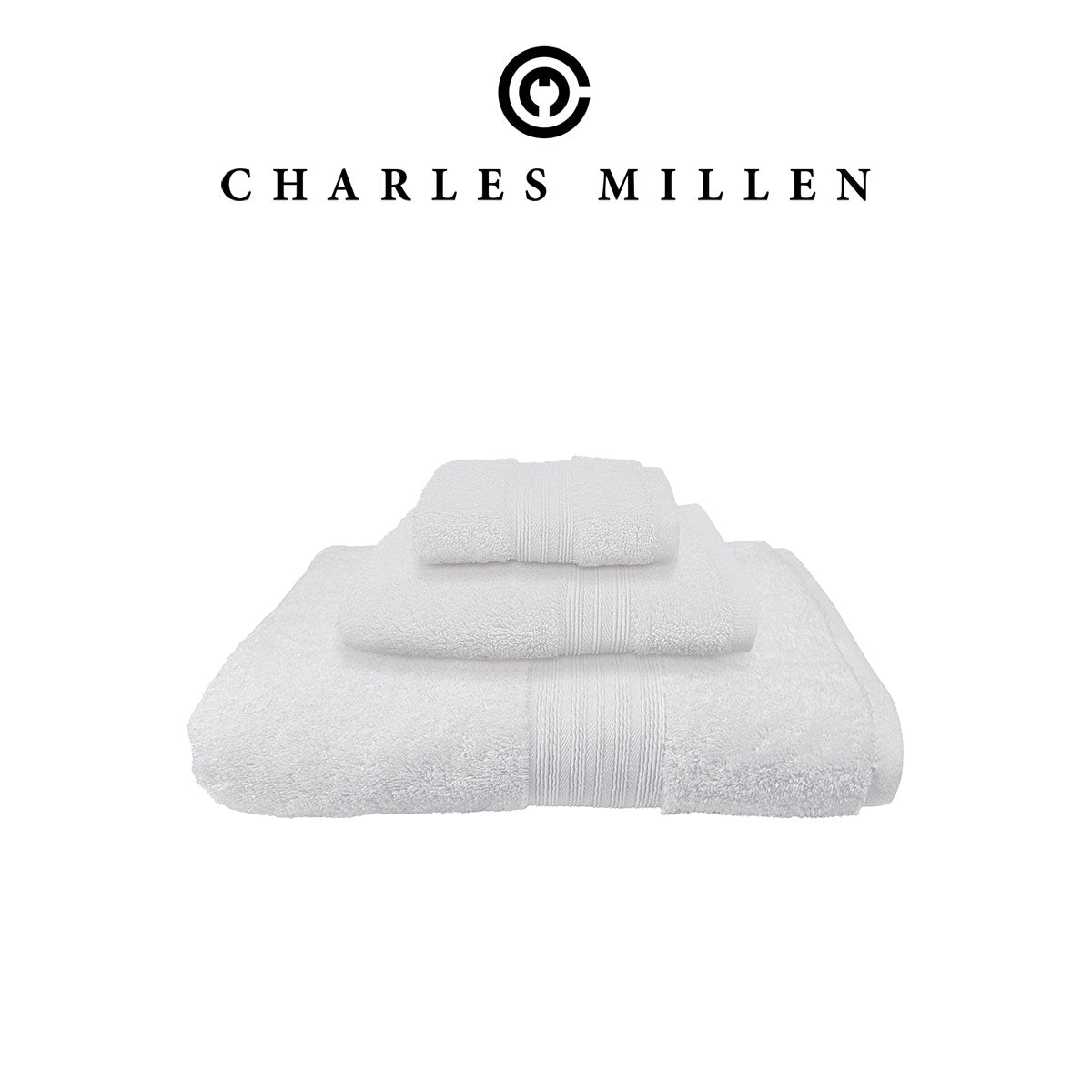 ( 3pc Face, Hand, Bath Towel set ) Christmas Towel Gift Set - Charles Millen Velmont Egyptian Cotton Bath Towel Set