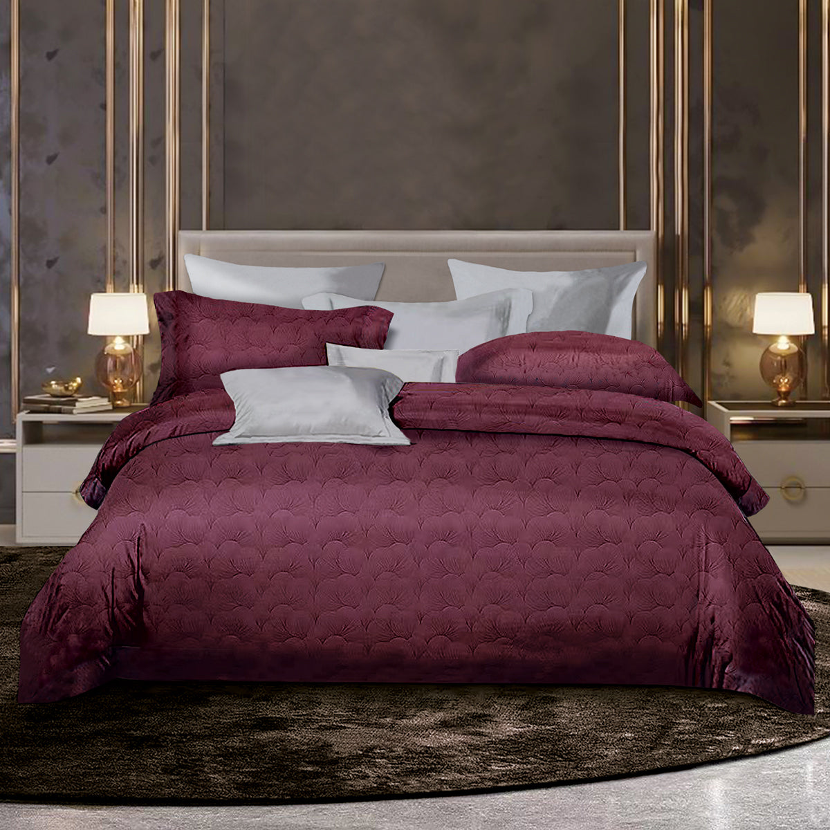 Supreme Collection Bed Linen (Q-K) – (Talia) Barn Red