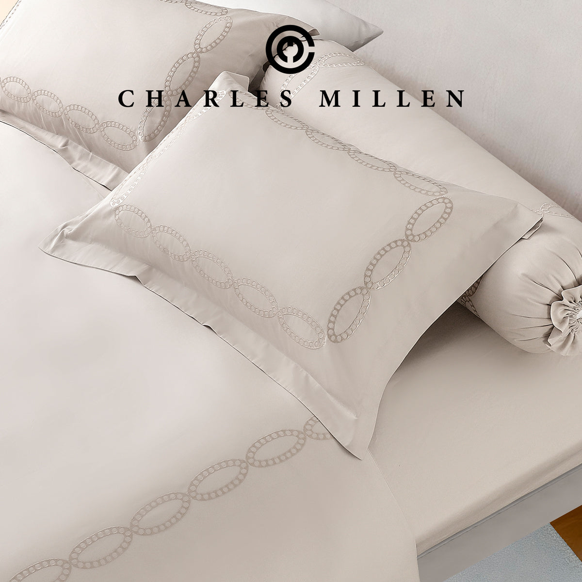 CHARLES MILLEN Signature Vouge Collection 100% Pima Cotton Bed Linen (Linen) – CELESTIA