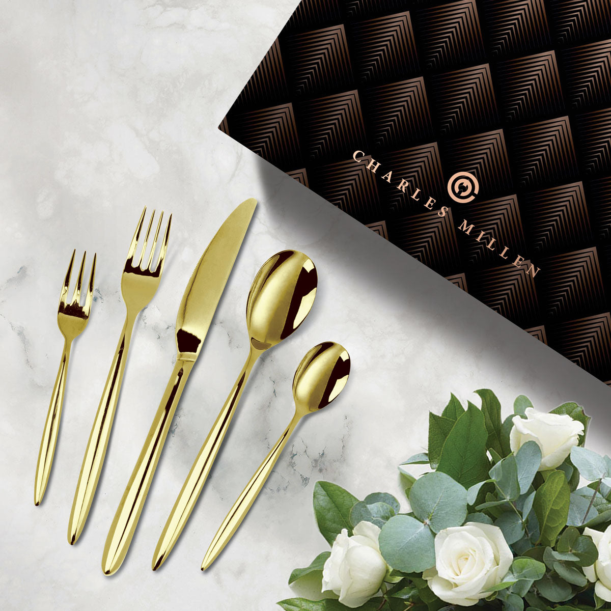 ADELIA (Gold) - 20pc Cutlery Set