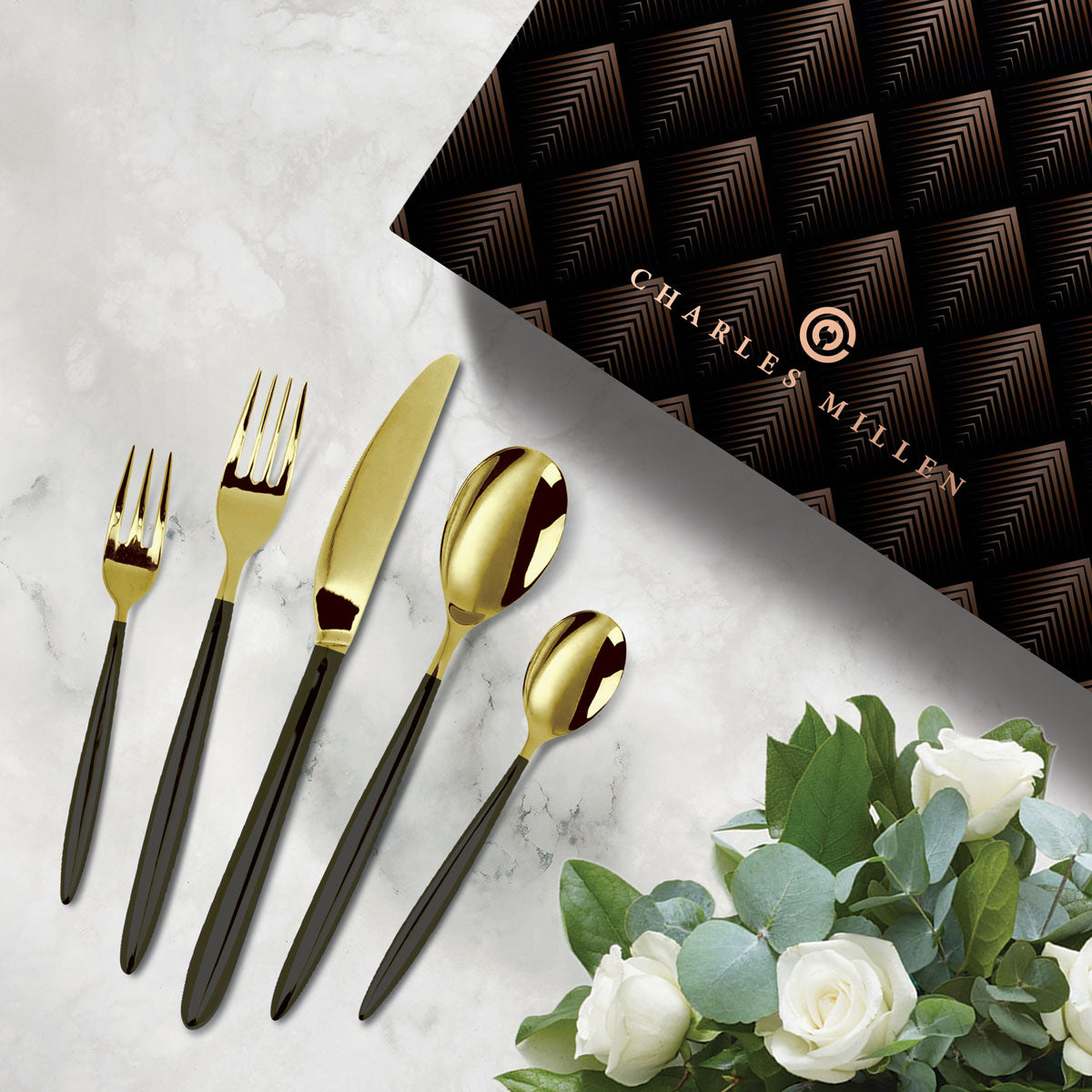 ADELIA (Gold) - 20pc Cutlery Set