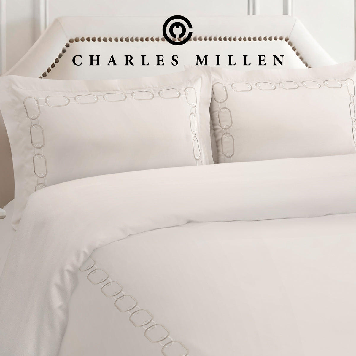 CHARLES MILLEN Signature Vouge Collection 100% Pima Cotton Bed Linen (Linen) – ELARIA
