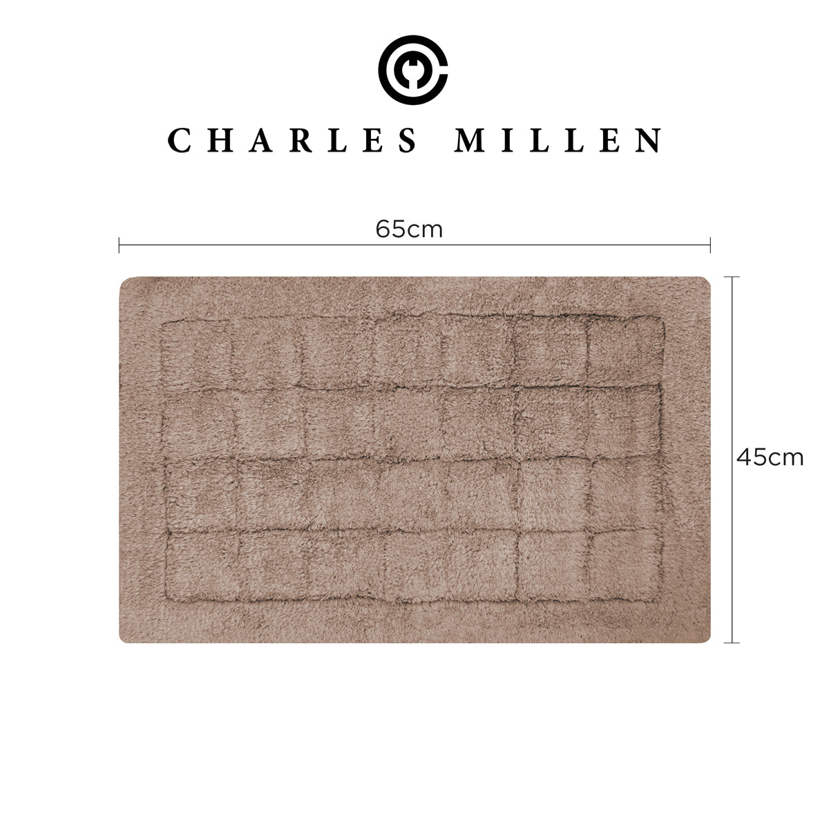 HUELLA - Super Soft Cotton Anti-slip Tufted Mat