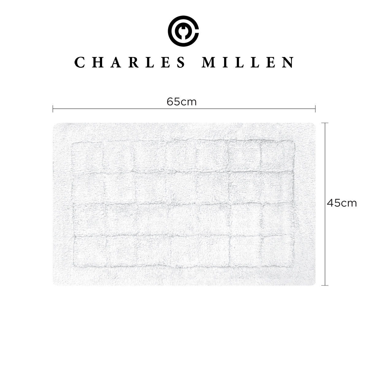 HUELLA - Super Soft Cotton Anti-slip Tufted Mat