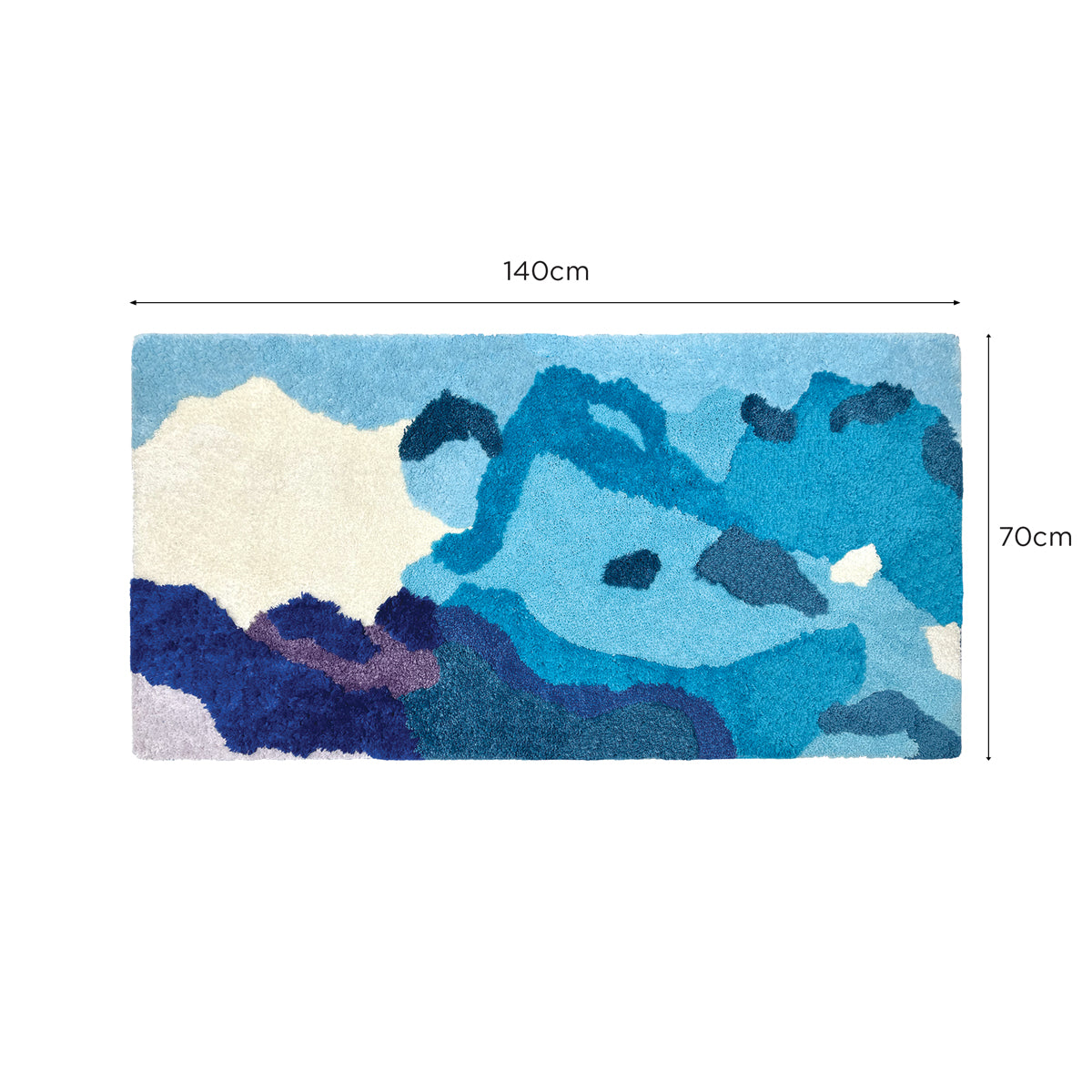 CHARLES MILLEN Signature Collection 100% Microfibre Anti-slip Mat – TAPESTRY