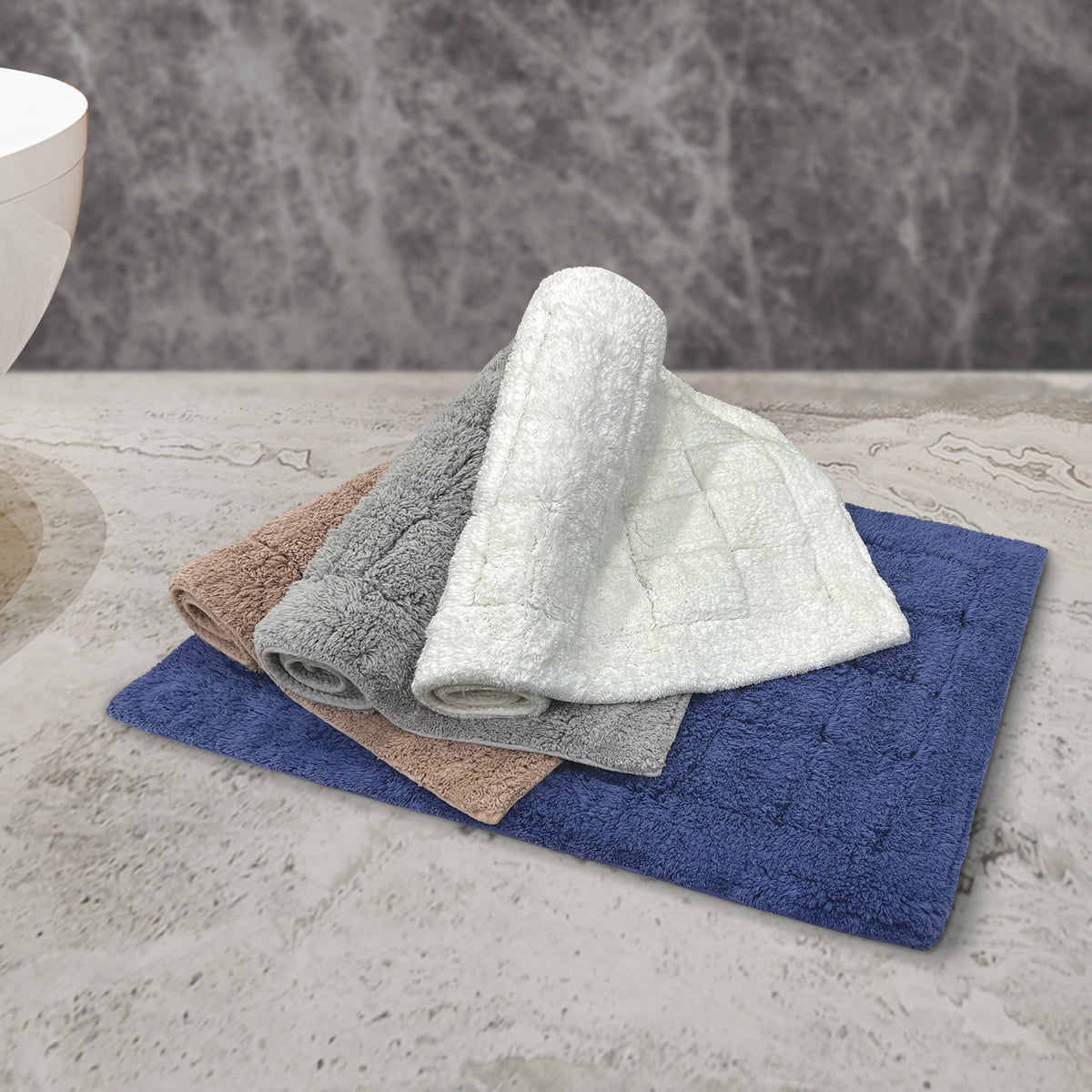 HUELLA - Super Soft Cotton Anti-slip Tufted Mat