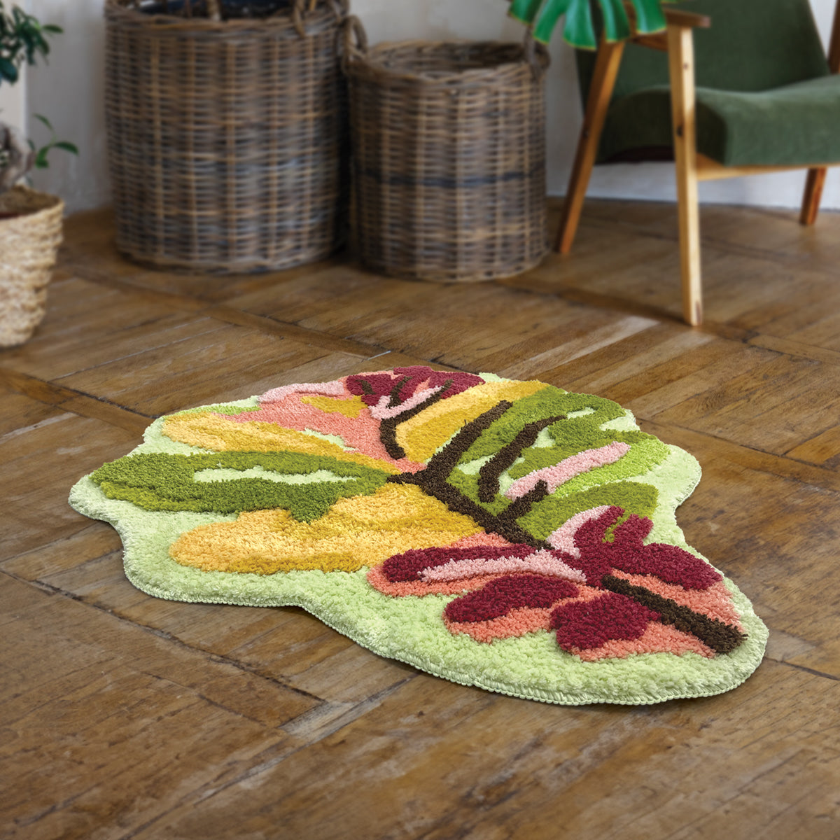 CHARLES MILLEN Signature Collection 100% Microfibre Anti-slip Mat – TAPESTRY
