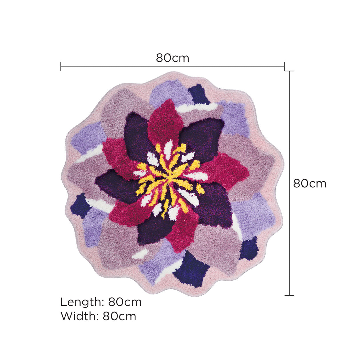 CHARLES MILLEN Signature Collection 100% Microfibre Anti-slip Mat – TAPESTRY