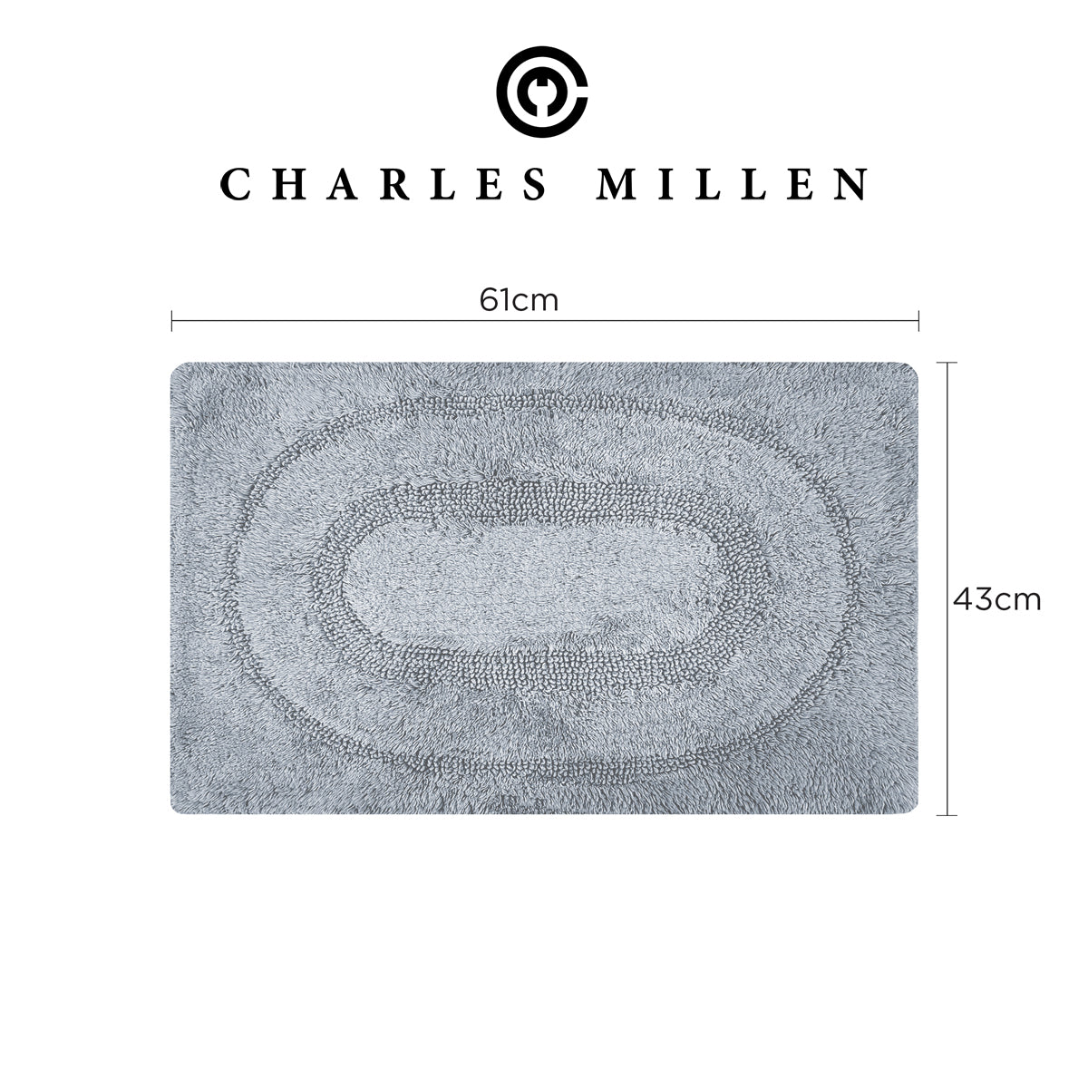 MIE - Super Soft Cotton Tufted Reversible Mat