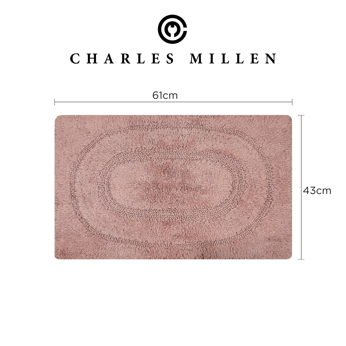 MIE - Super Soft Cotton Tufted Reversible Mat