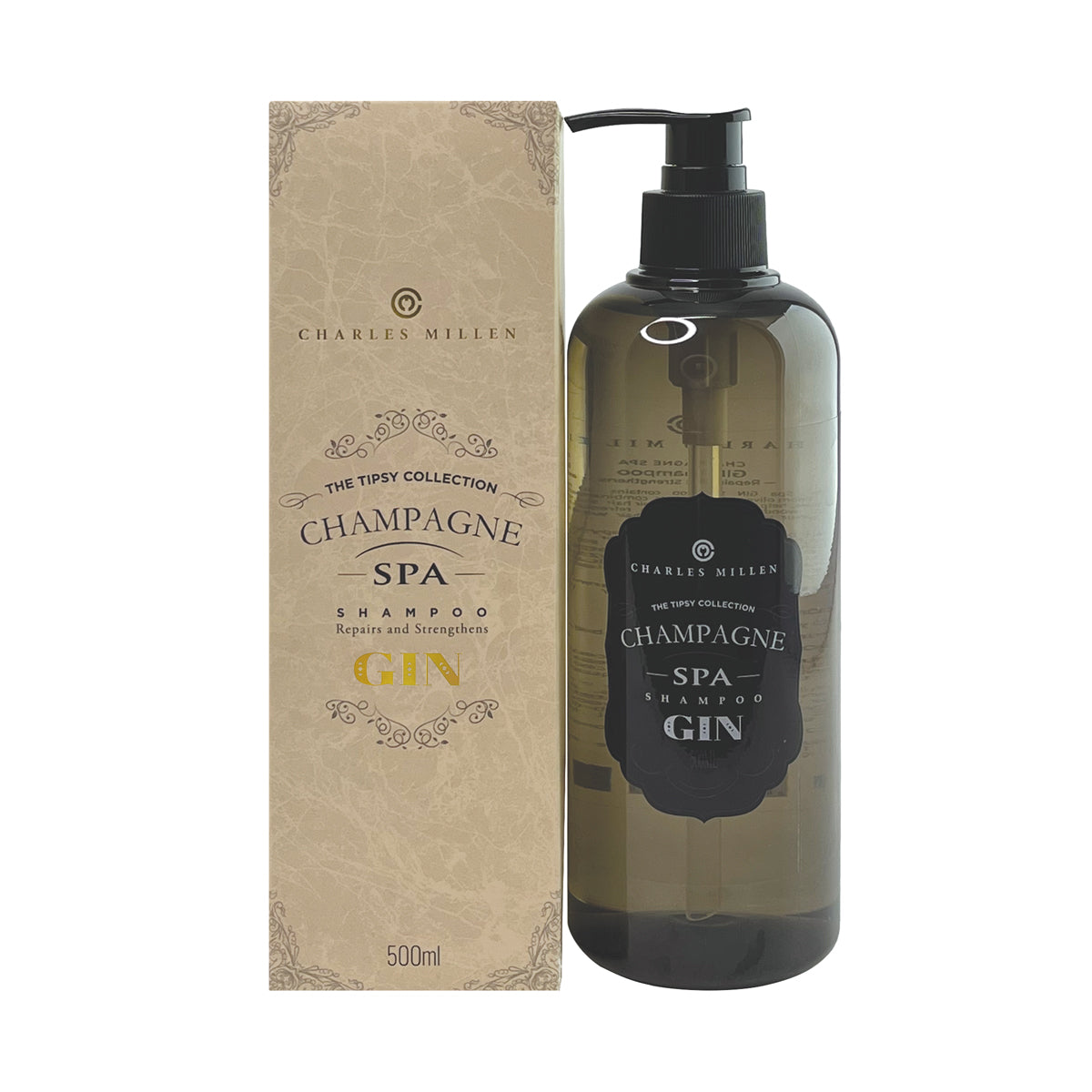 CHARLES MILLEN Signature Collection TIPSY Home SPA Bath Essentials Shampoo/Shower Gel ( 500ml )