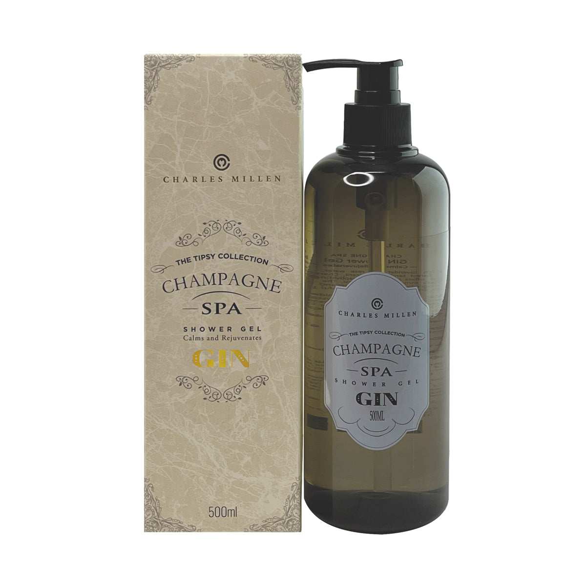 CHARLES MILLEN Signature Collection TIPSY Home SPA Bath Essentials Shampoo/Shower Gel ( 500ml )
