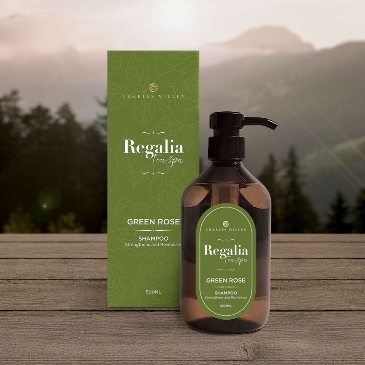 CHARLES MILLEN Signature Collection REGALIA Home SPA Bath Essentials Shampoo/Shower Gel (500ml)