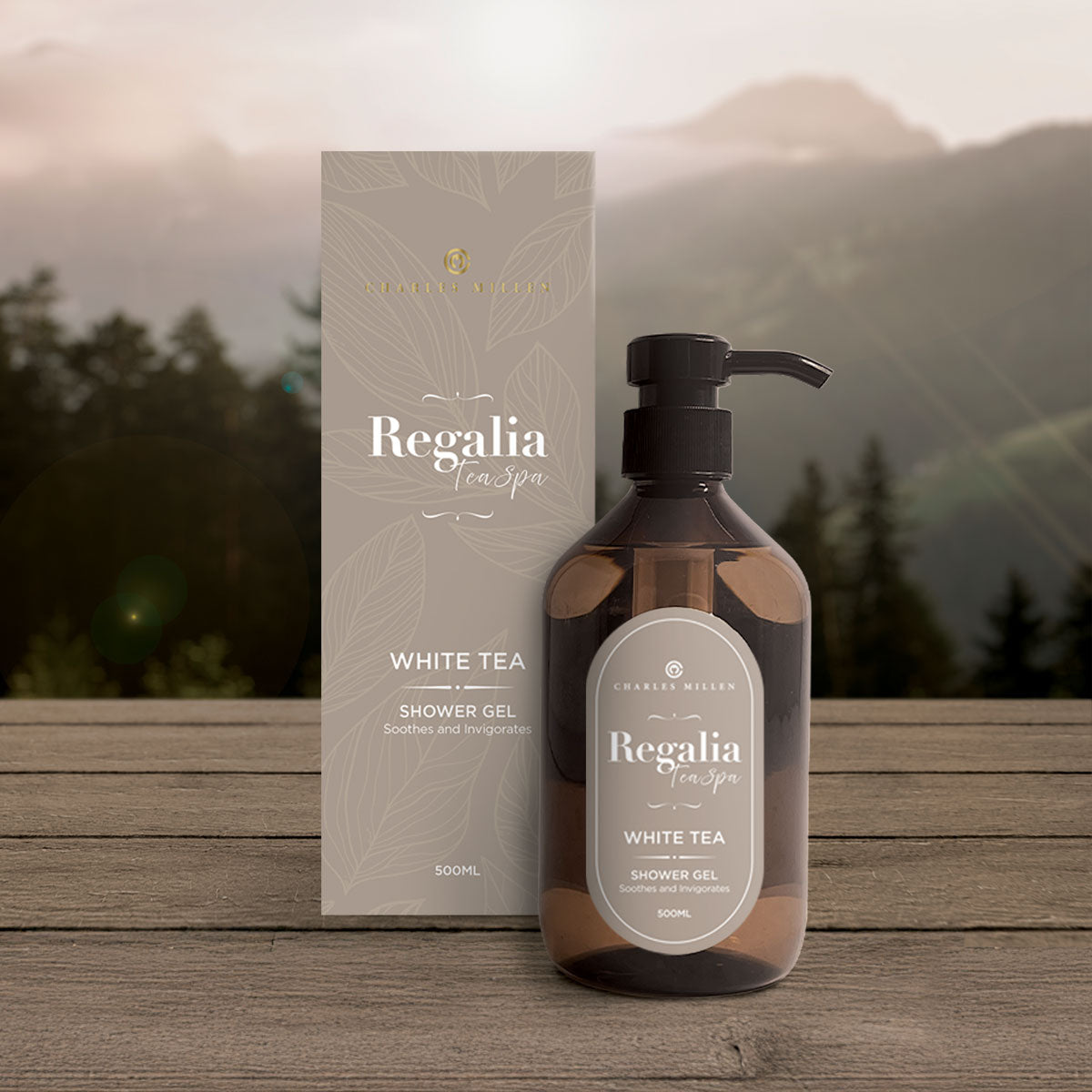 CHARLES MILLEN Signature Collection REGALIA Home SPA Bath Essentials Shampoo/Shower Gel (500ml)