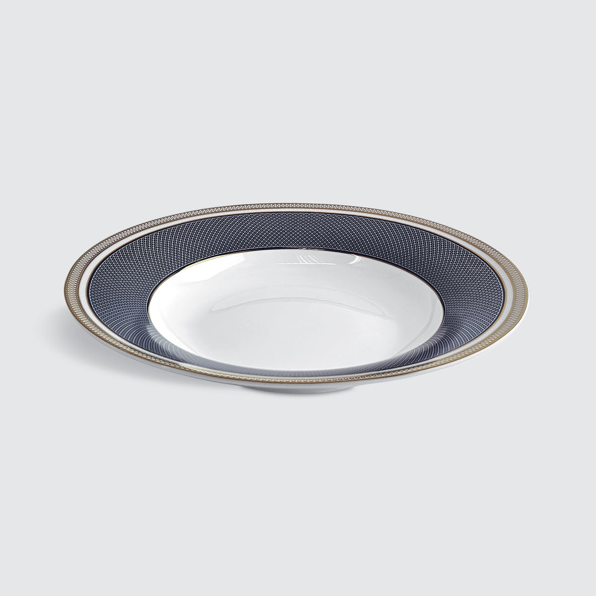 Charles Millen BLEUE 12  - 9" Rimmed Soup Plate