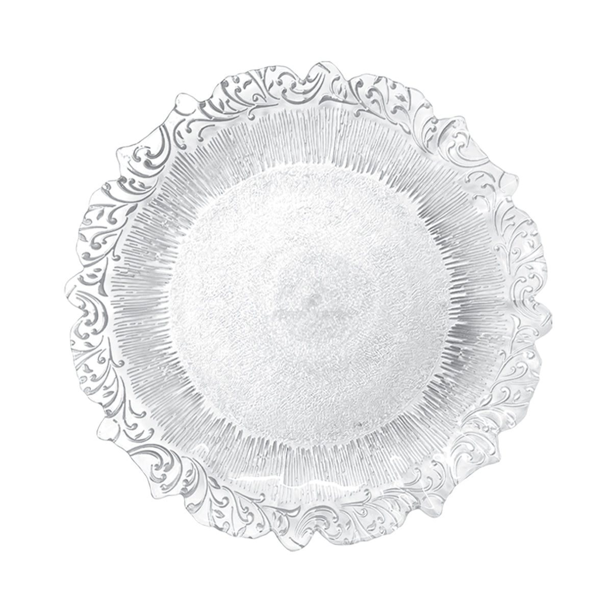 Biller (GLAM series) - Glass Charger/Accent Plate