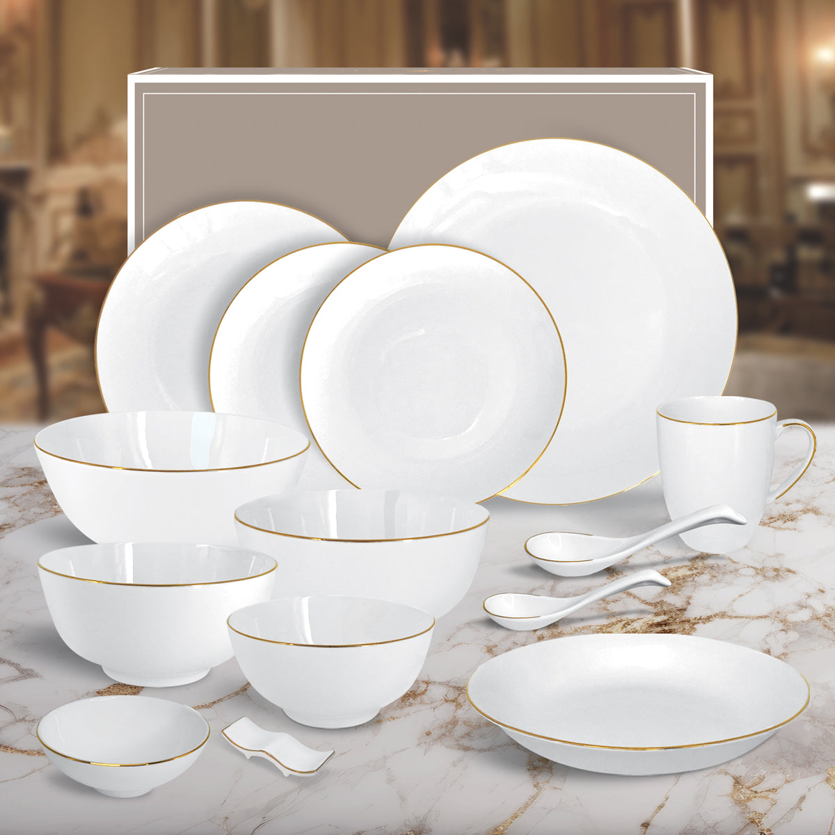 Charles Millen GOLD 10 Pax Dinning Set
