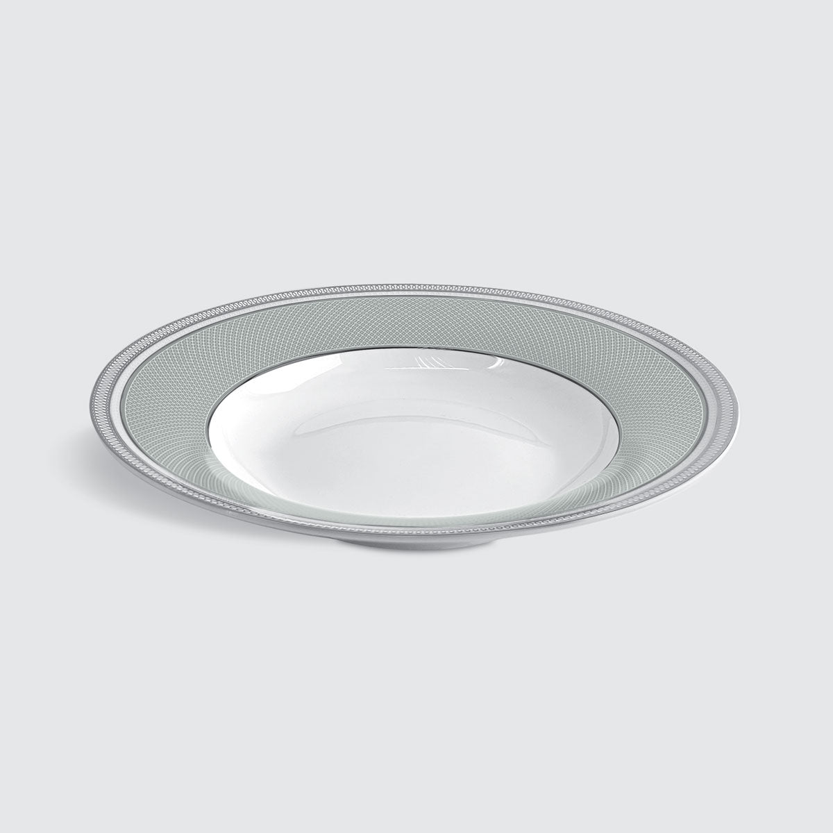Charles Millen GREYE-12 (VOGUE series) - 9" Rimmed Soup Plate