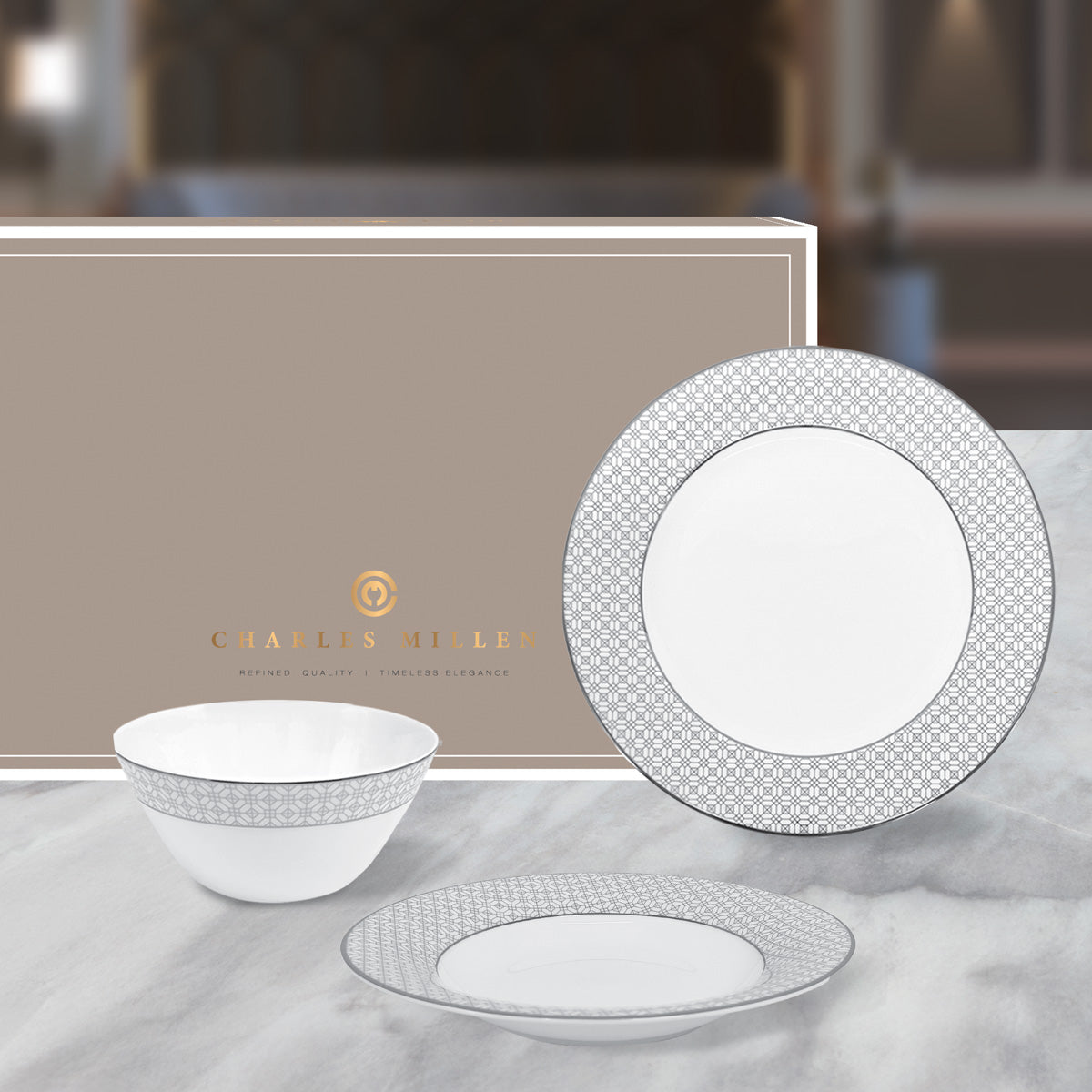 Charles Millen PEACE (VOGUE series) - 6 Entree Dining Set