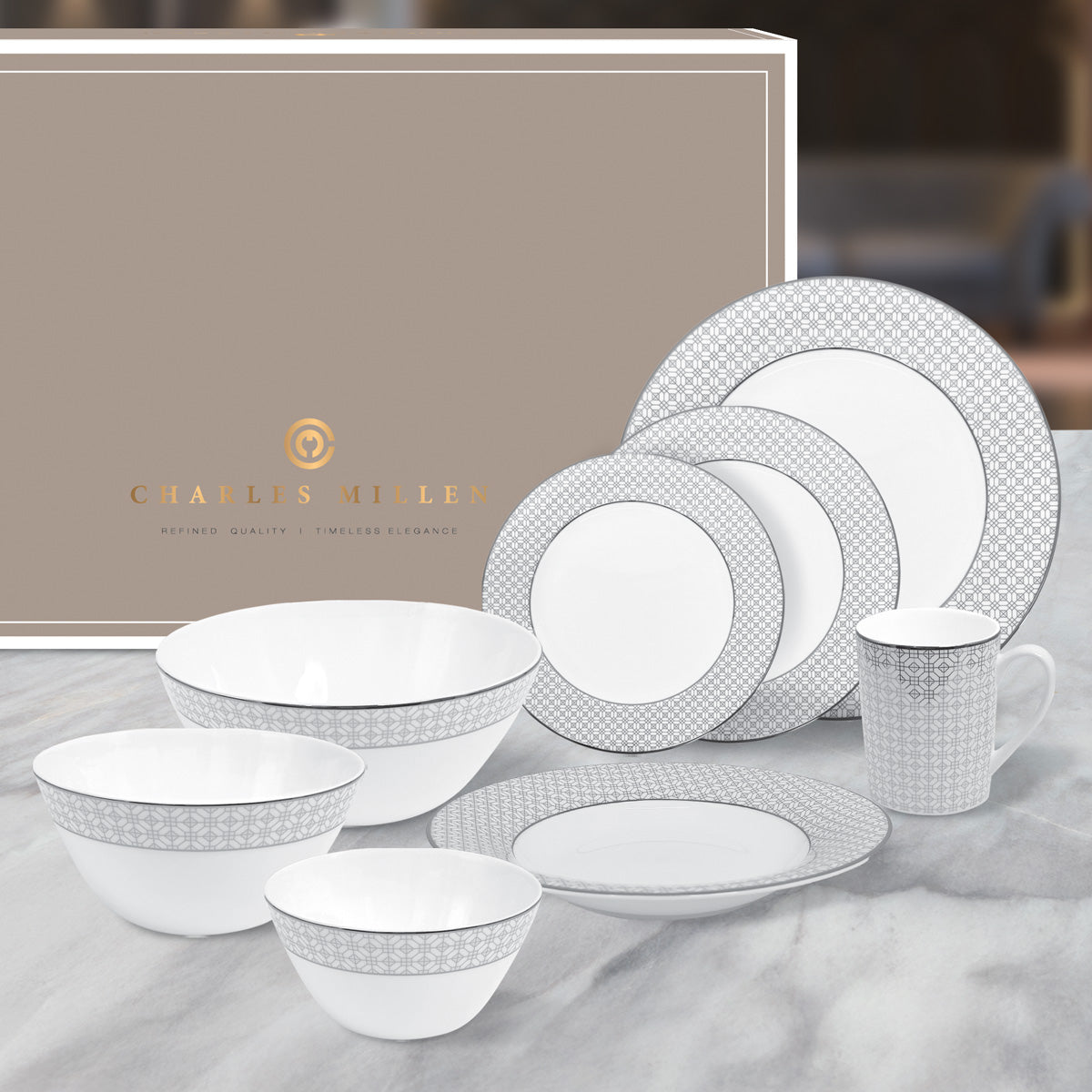 Charles Millen PEACE (VOGUE series) - 10 Pax Dining Set (Copy)