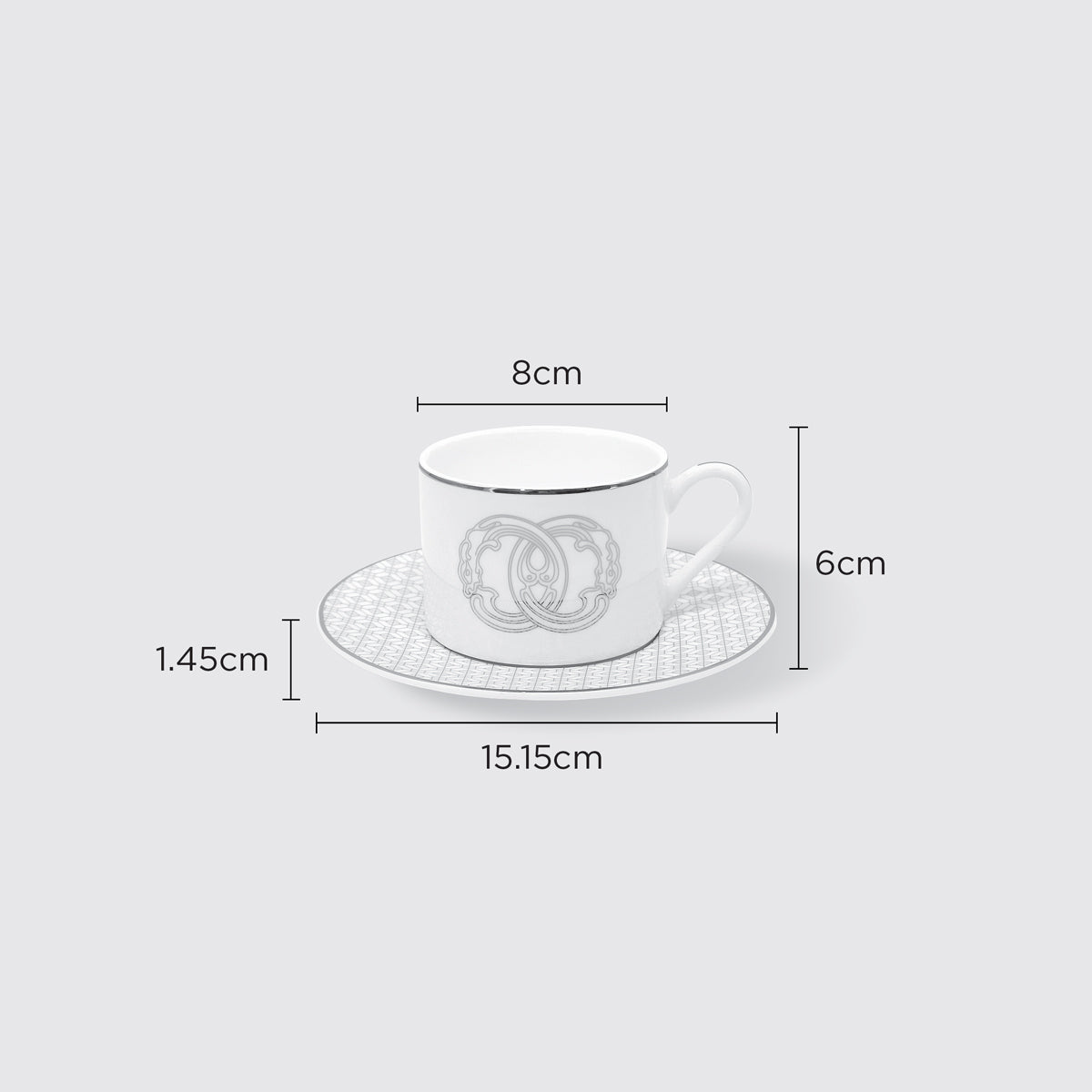 Charles Millen PEACE (VOGUE series)-01  -  Cup & Saucer (250ml)