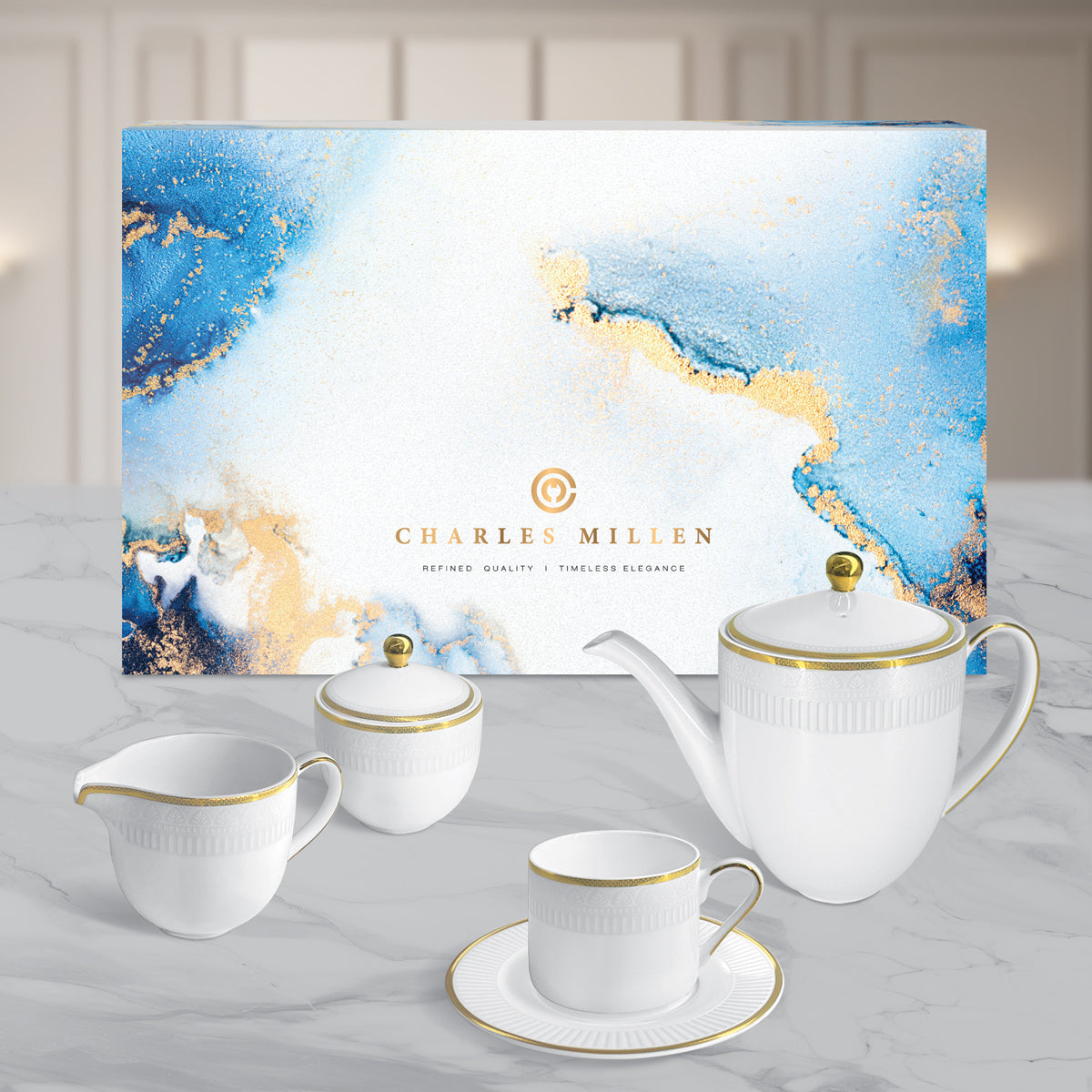 Charles Millen RENAISS 9 Pc Tea Set