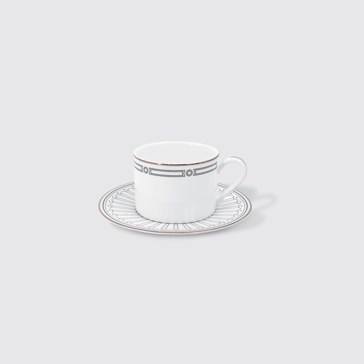 Charles Millen RITZ Entree Tea Set ( 1 Tea pot, 2 Cup & Saucer ) (Vogue Series )