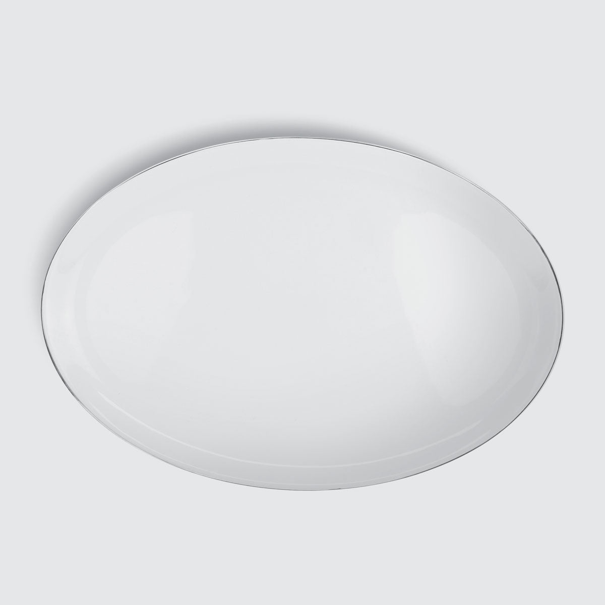 Charles Millen PLATINUM 25  -  14" Coupe Oval Serving Plate