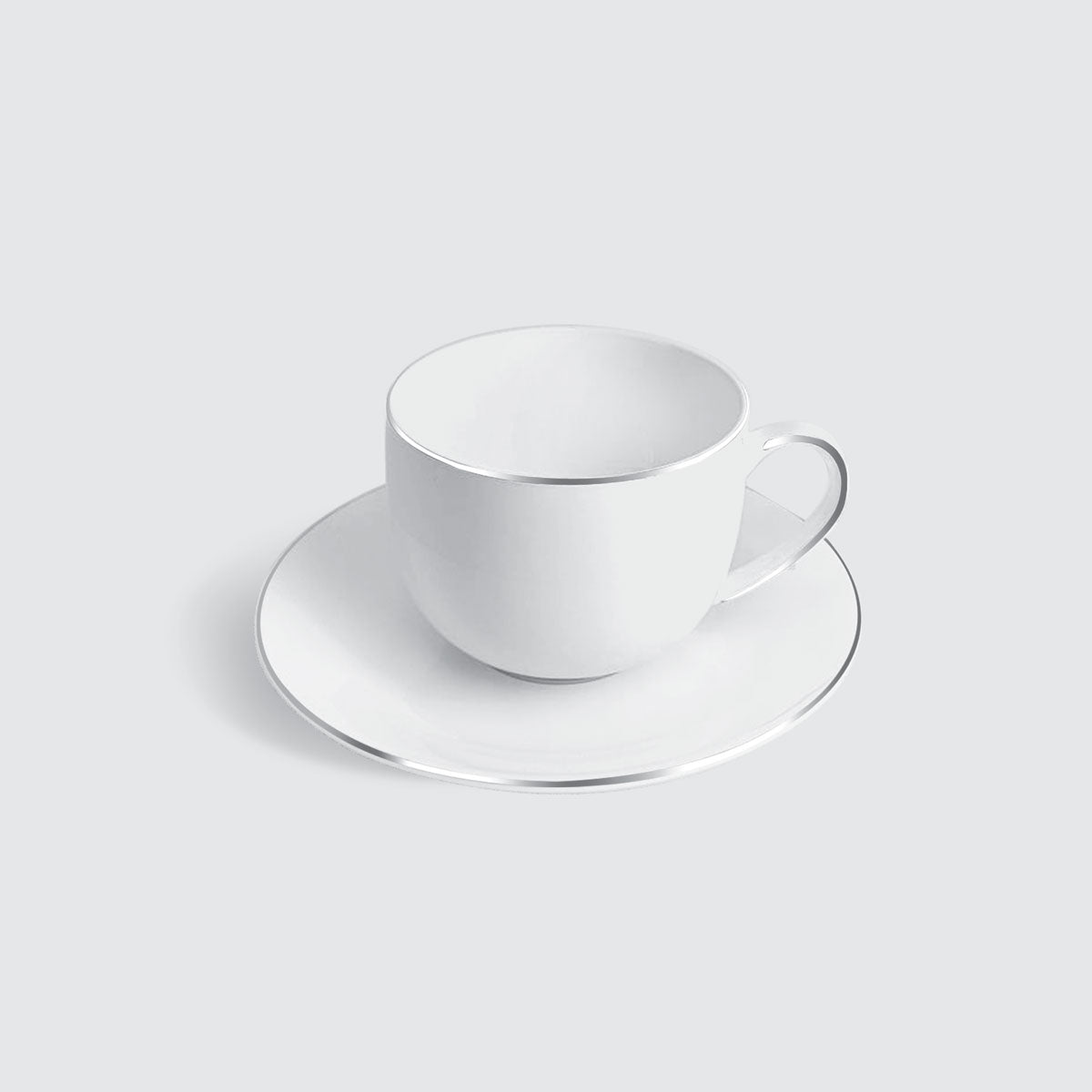 Charles Millen PLATINUM Entree 2 Pax - Tea Set ( 1 Tea/ Coffee Pot, 2 sets Cup & saucer)