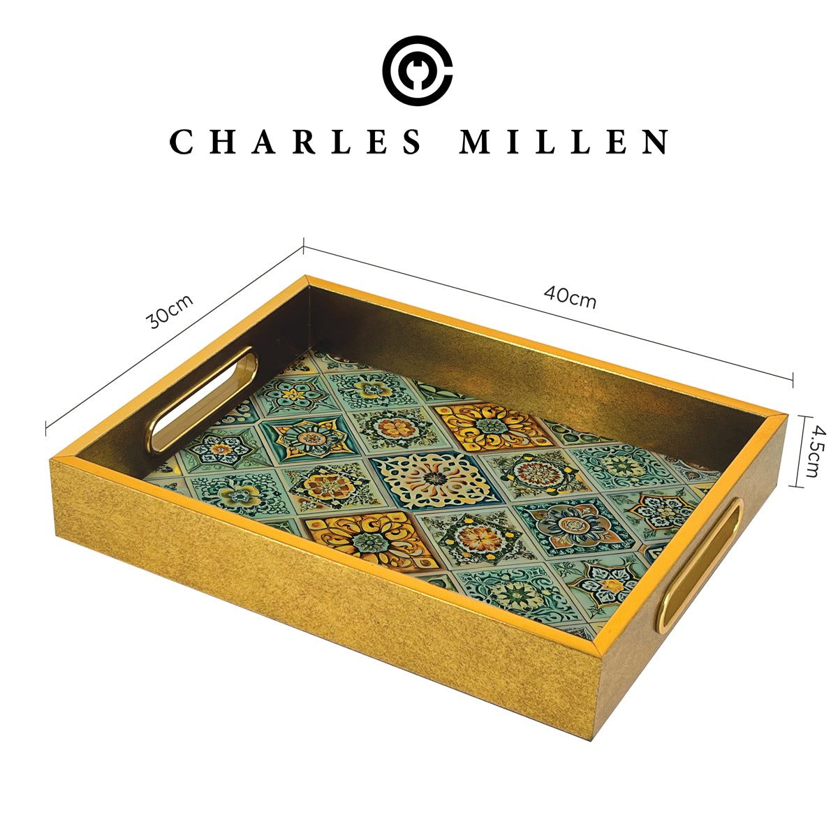 Tessa Rectangular Serving Tray - (VOILÀ series)