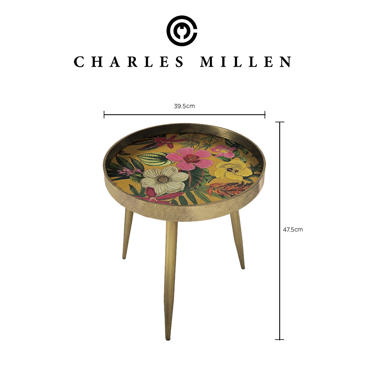 Vassa Round Accent Table  - (VOILÀ series)