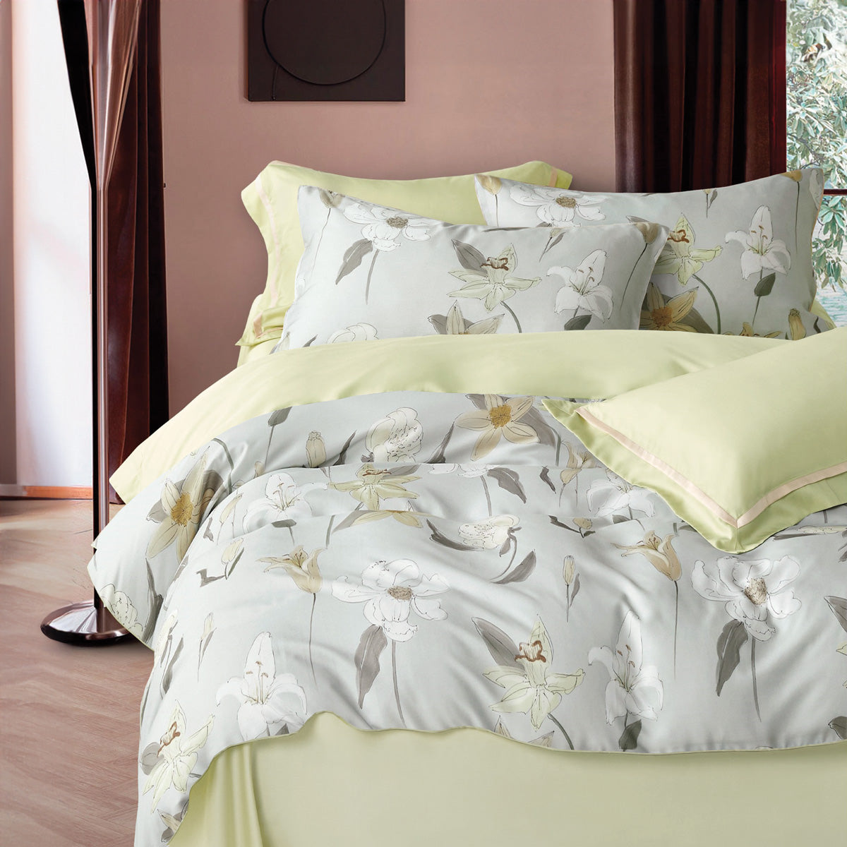 Bloomsbury Bed Linen - Sara (Mint Green)